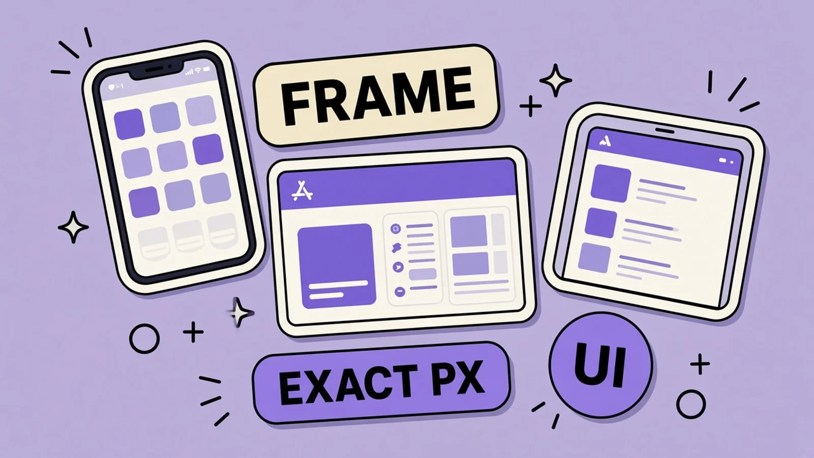 Camera app viewfinder inside a phone outline on an App Store canvas, with the shutter still large enough to read