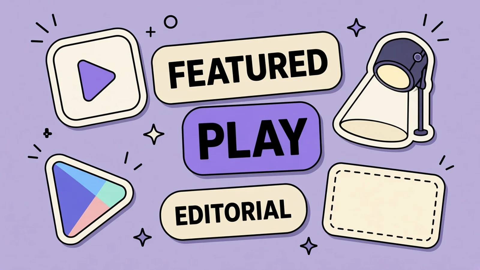 Cozy cooking-game store listing with a feature graphic of a simmering pot, phone screenshots, and a short preview video