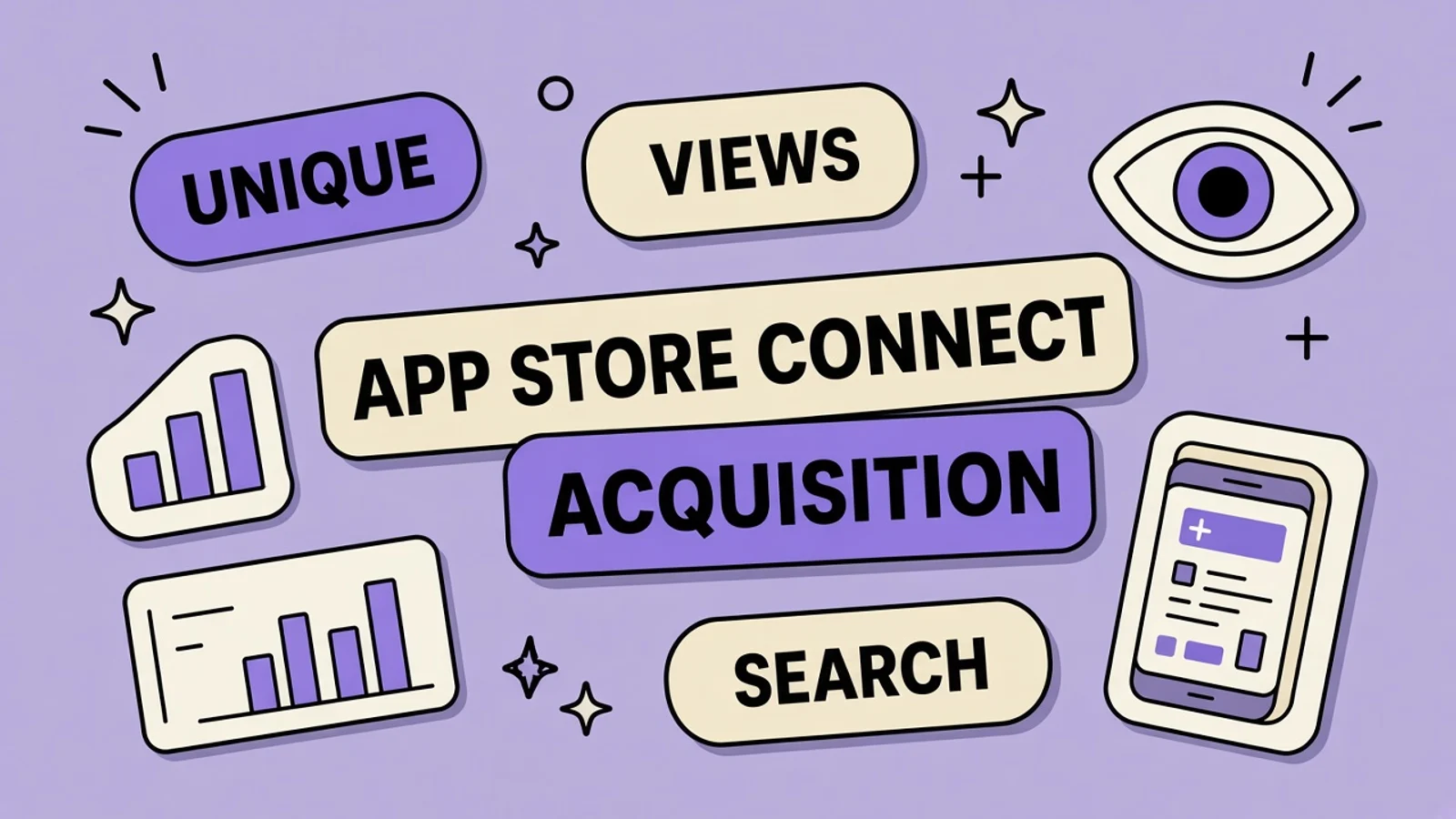 Podcast app counted once in search and again on the product page, with one unique device for the day
